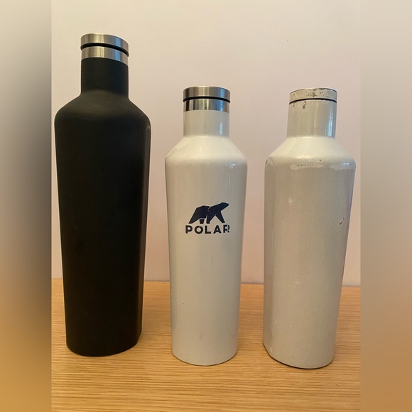 Set of 3 Corkcicle Insulated Canteen Water Bottles - Picture 2 of 10